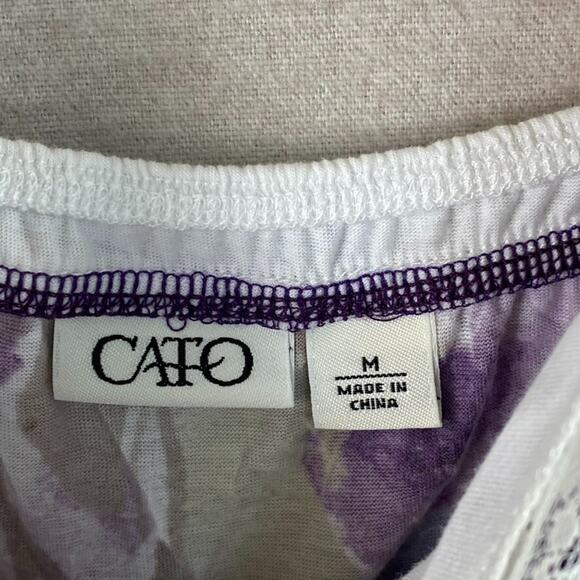 Vintage Womens Y2K Babydoll Top Size M Floral Lace Trimmed Layered Fairy Preppy - Picture 3 of 10